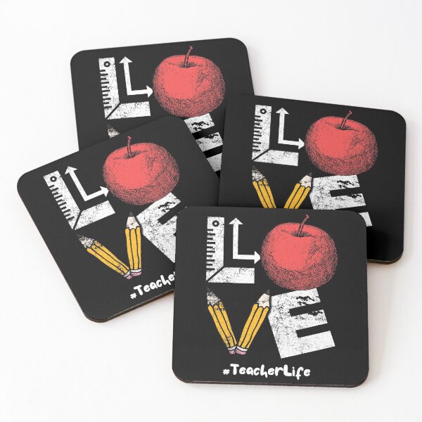 Item preview, love teacher life apple pencil designed and sold by ReichBourne.