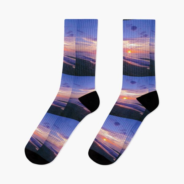 Item preview, Lavender Clouds Beach Sunset designed and sold by thegraypocket.