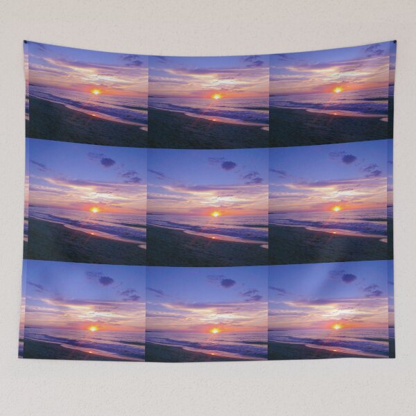 Item preview, Lavender Clouds Beach Sunset designed and sold by thegraypocket.