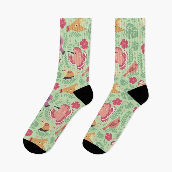 Item preview, pattern with cute birds designed and sold by burbura.