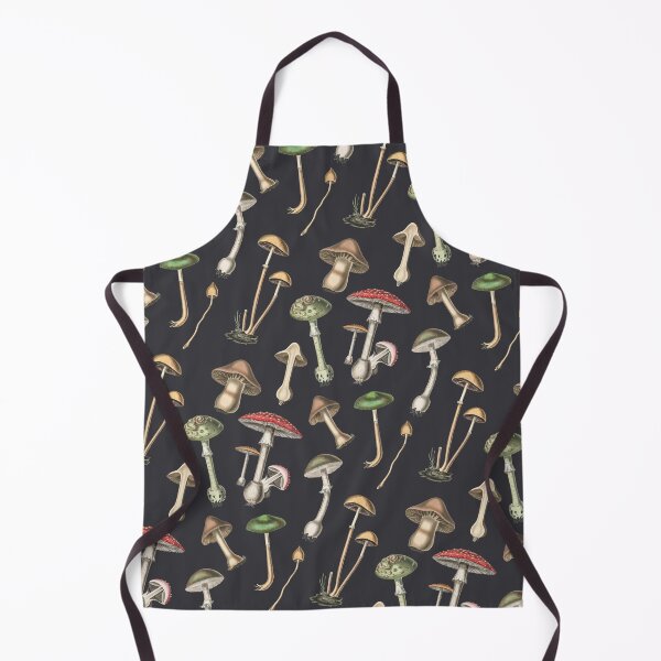 Item preview, Mushrooms Botanical Illustration on charcoal designed and sold by Freewheeling.