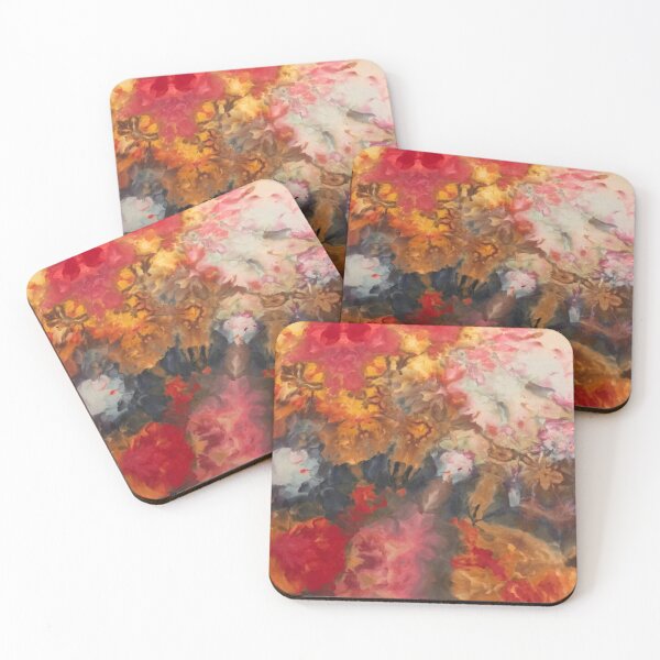 Item preview, Ice Dyed Red Orange Grey designed and sold by AnnaFranDesigns.