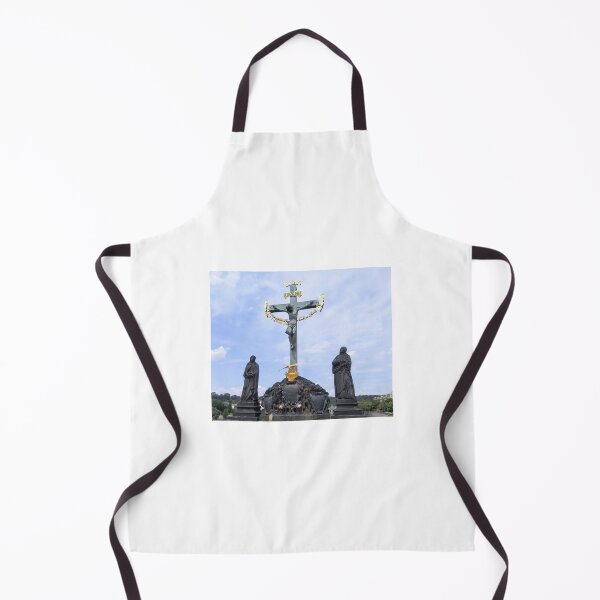 Item preview, Photo. The Charles Bridge. Stone bridge with sculptures. Jesus, crucifixion. designed and sold by Murza.