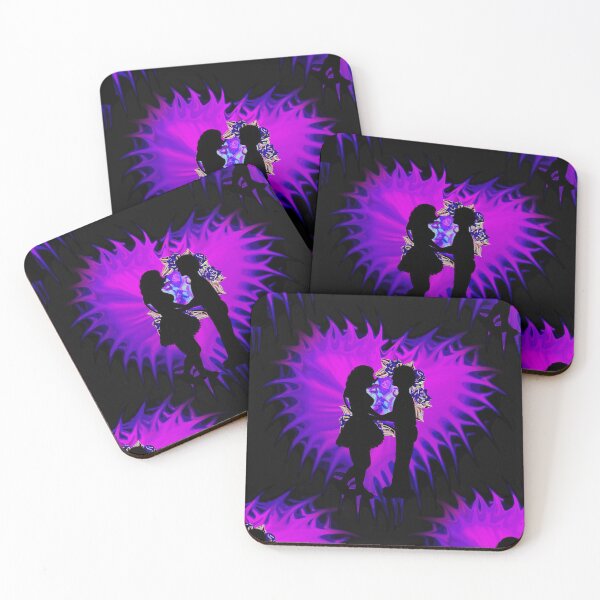 Item preview, Purple love and kiss designed and sold by DCSMKreativ.