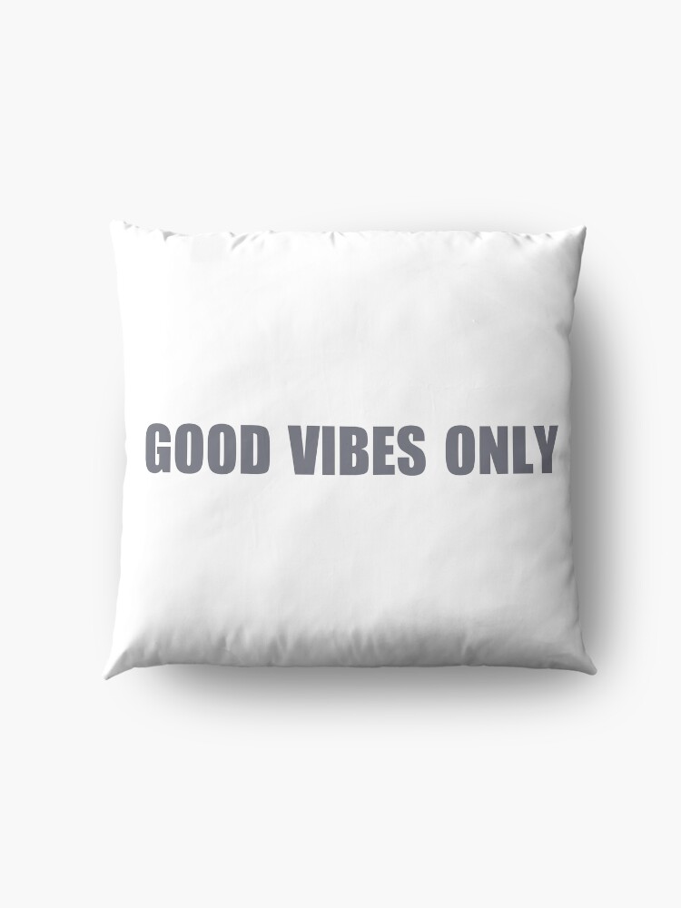 Alternate view of Good Vibes only Floor Pillow