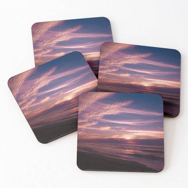 Item preview, Lovely and Calm Beach Clouds Sunset designed and sold by thegraypocket.