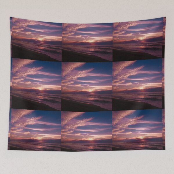 Item preview, Lovely and Calm Beach Clouds Sunset designed and sold by thegraypocket.
