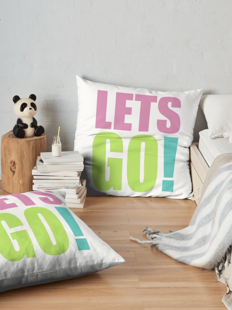 Alternate view of Lets GO! Floor Pillow