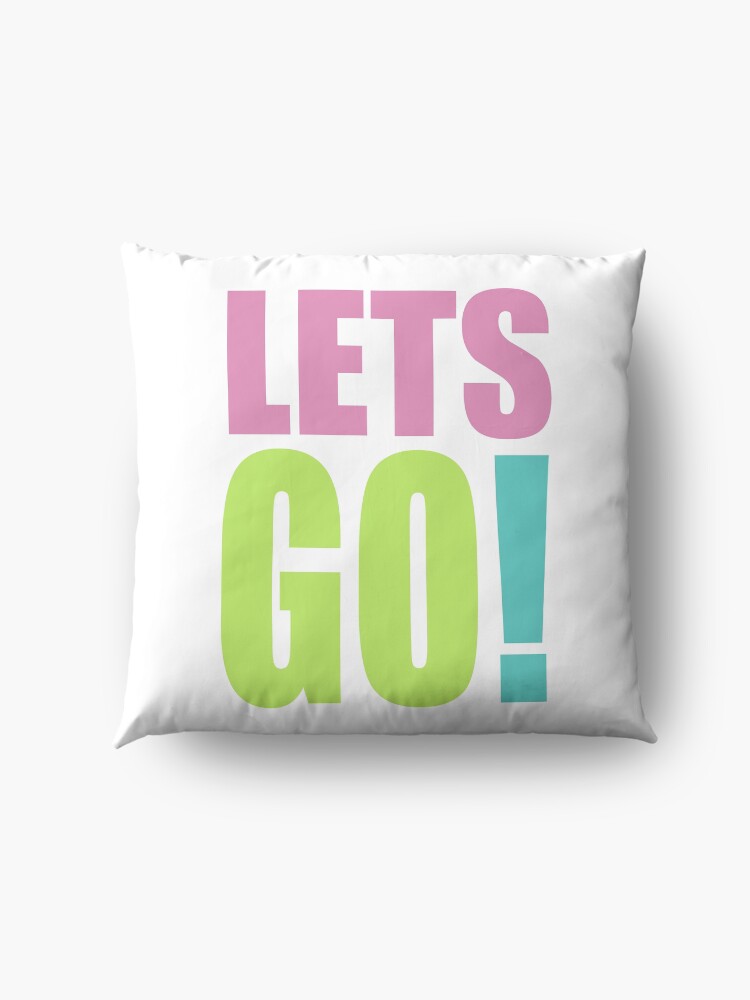 Alternate view of Lets GO! Floor Pillow