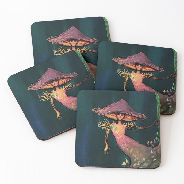 Item preview, Magical Mushroom growing from a Tree designed and sold by Natalie Viola .