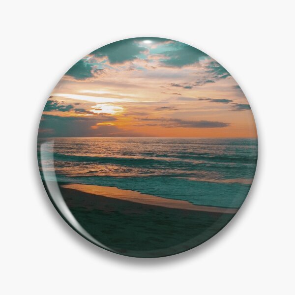 Item preview, Teal Dusk Beach Sunset designed and sold by thegraypocket.