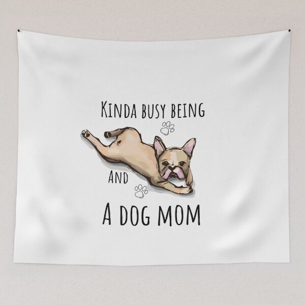 Item preview, Kinda busy being a teacher and a dog mom cute funny dog  designed and sold by Artysneak.