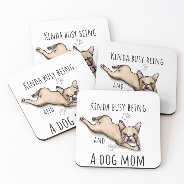 Item preview, Kinda busy being a teacher and a dog mom cute funny dog  designed and sold by Artysneak.