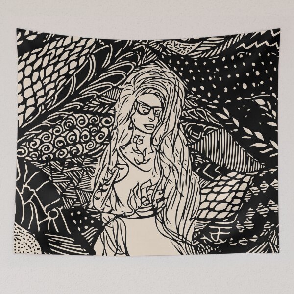 Item preview, Woman & Leaves #2 designed and sold by Kettukas.