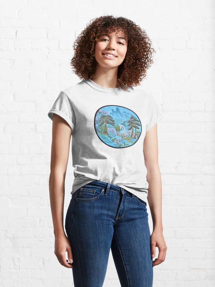 Alternate view of Eat Sleep Meditate Buddhism T-Shirt, Buddha Tee, Buddhist Gift, Buddhism Shirt, Buddha Lover Gifts, Zen Classic T-Shirt