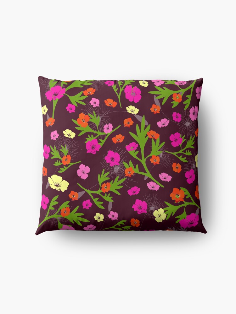 Alternate view of Wild Garden Floor Pillow