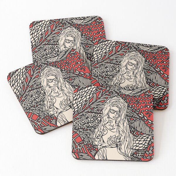 Item preview, Woman & Leaves #4 designed and sold by Kettukas.