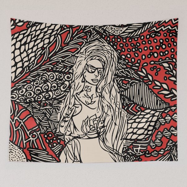 Item preview, Woman & Leaves #4 designed and sold by Kettukas.