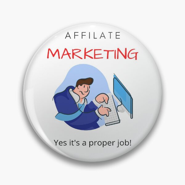 Item preview, Affiliate Marketing Yes it's a proper job! Fun Work Design designed and sold by luvvvvvit.
