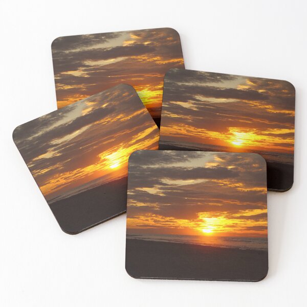 Item preview, Orange Golden Hour Sunset at the Beach designed and sold by thegraypocket.