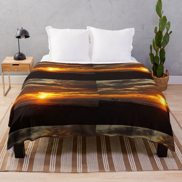 Item preview, Orange Golden Hour Sunset at the Beach designed and sold by thegraypocket.
