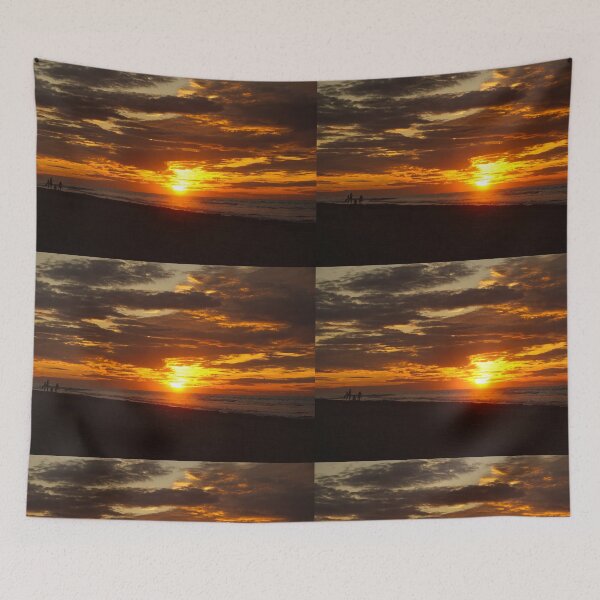 Item preview, Orange Golden Hour Sunset at the Beach designed and sold by thegraypocket.