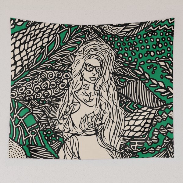 Item preview, Woman & Leaves #5 designed and sold by Kettukas.