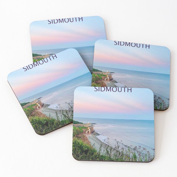 Item preview, SIDMOUTH view of jacobs ladder beach. designed and sold by solidair.
