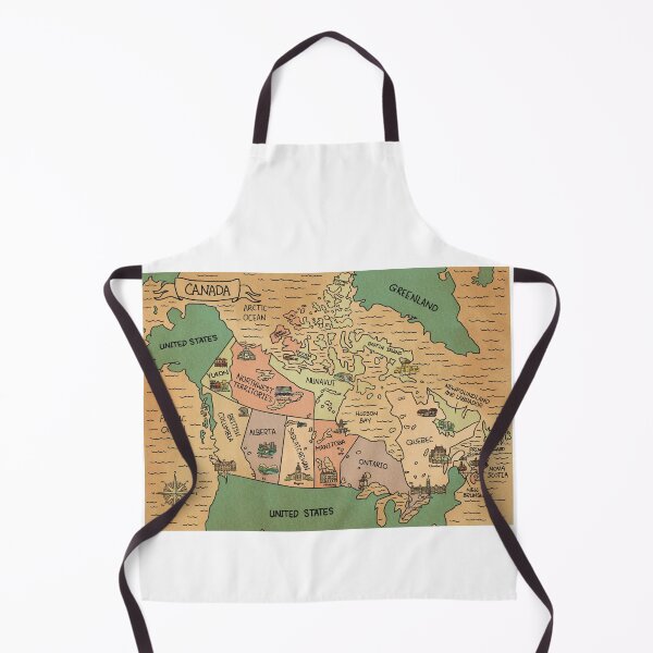 Item preview, Colorful Vintage Map of Canada designed and sold by Sheridan T.