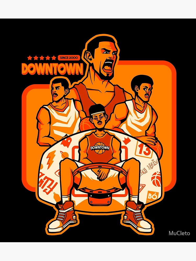 "Downtown Basketball" Poster for Sale by MuCleto Redbubble
