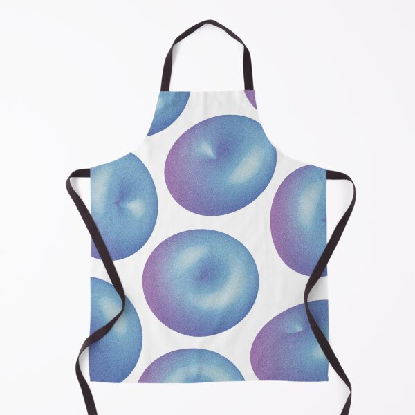 Item preview, 3D blue peach shapes designed and sold by Noah Janssen.