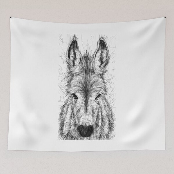 Item preview, DONKEY pencil portrait .1 designed and sold by lautir.