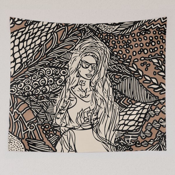 Item preview, Woman & Leaves #8 designed and sold by Kettukas.