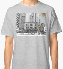 Sunny Day Cityscape Streetscape Classic T-Shirt