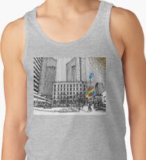 Sunny Day Cityscape Streetscape Tank Top