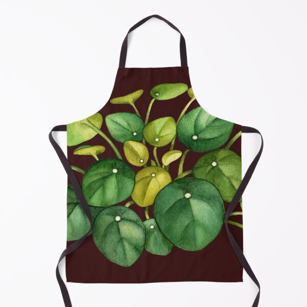 Item preview, Beautiful watercolor Pilea leaves designed and sold by ShadedShirlies.