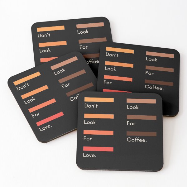 Item preview, Don't Look for Love. Look for Coffee - Minimal designed and sold by Non-Believer.