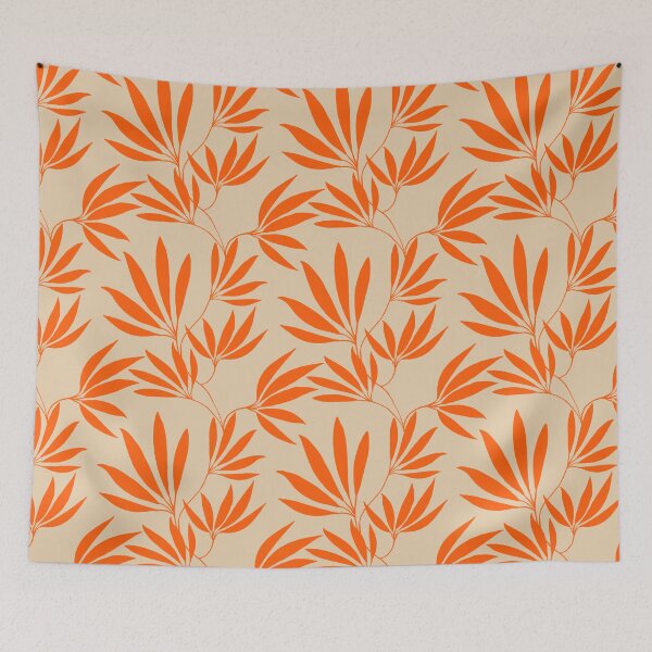 Item preview, Long leaves in electric tangerine  designed and sold by shushunya13.