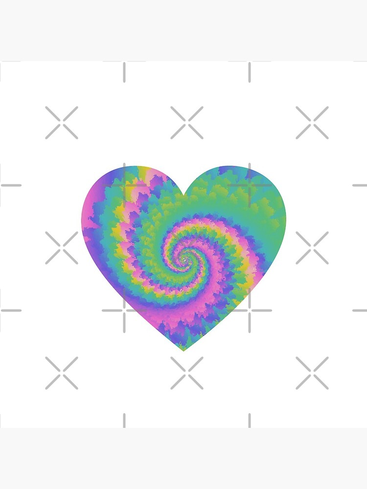 Hippie Hippielove Love Heart Tiedye Picture Free - Hippie Tie Dye