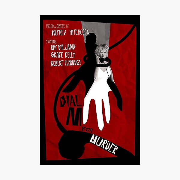 Dial M for Murder by Hitchcock Photographic Print