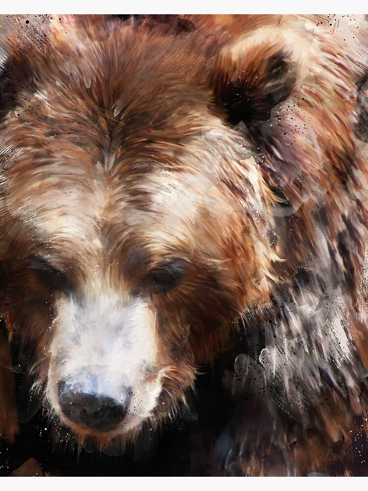 Bear // Gold by AmyHamilton