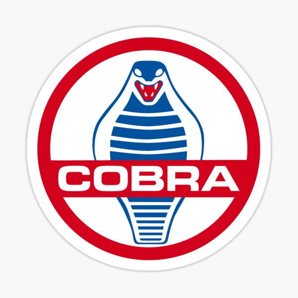 Cobra Aufkleber Sticker Chrom 
