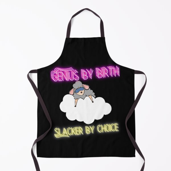 Item preview, Genius by birth slacker by choice designed and sold by Tropium-Designs.