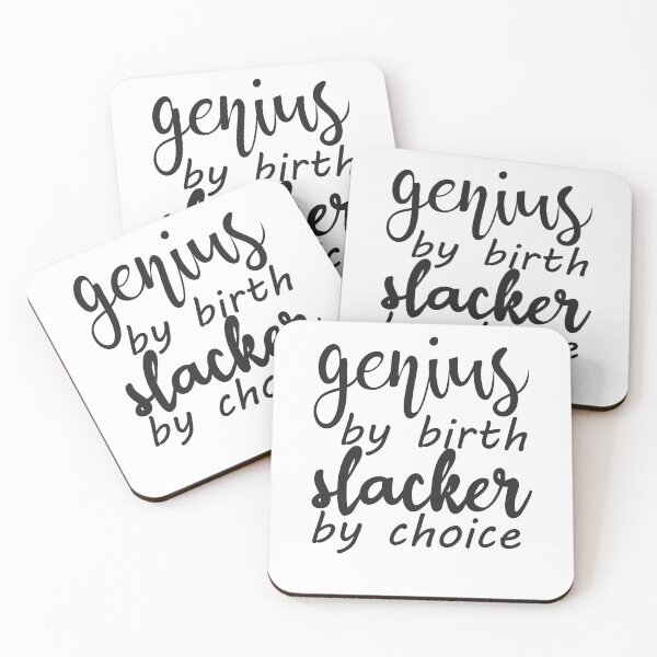 Item preview, Genius By Birth Slacker By Choice designed and sold by KElife.