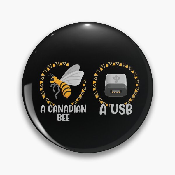 Item preview, A Canadian Bee - A USB, Puns And Dad Jokes designed and sold by FuntasticDez.