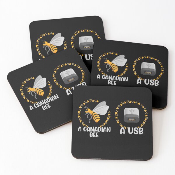 Item preview, A Canadian Bee - A USB, Puns And Dad Jokes designed and sold by FuntasticDez.