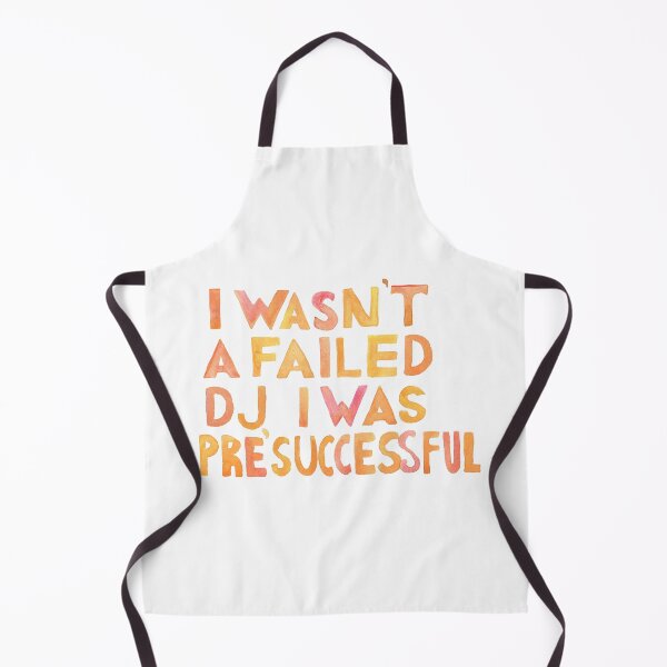 Item preview, I Wasn´t A Failed DJ I Was Pre-Successful Yellow and Orange designed and sold by Niina Niskanen.