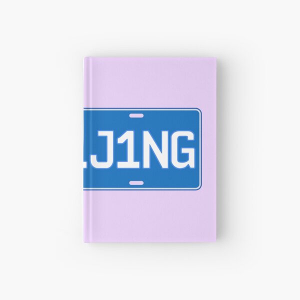Beijing car license plate Hardcover Journal