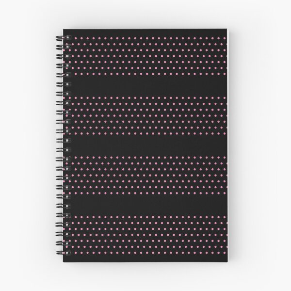 Item preview, Pink and Black Polka Dotted Stripes designed and sold by BLMcreations.