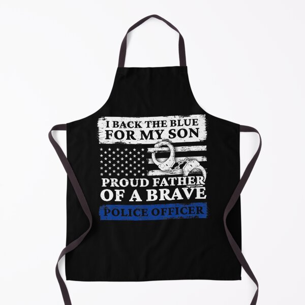 Item preview, Proud Father Of Police Officer Son - Dad Papa Memorial Design & Gifts designed and sold by shirti.